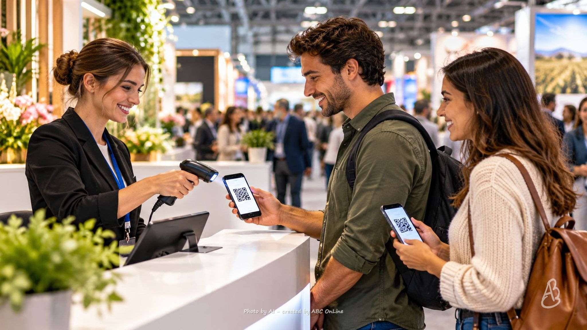 ticket eventi QR Code in Fiera